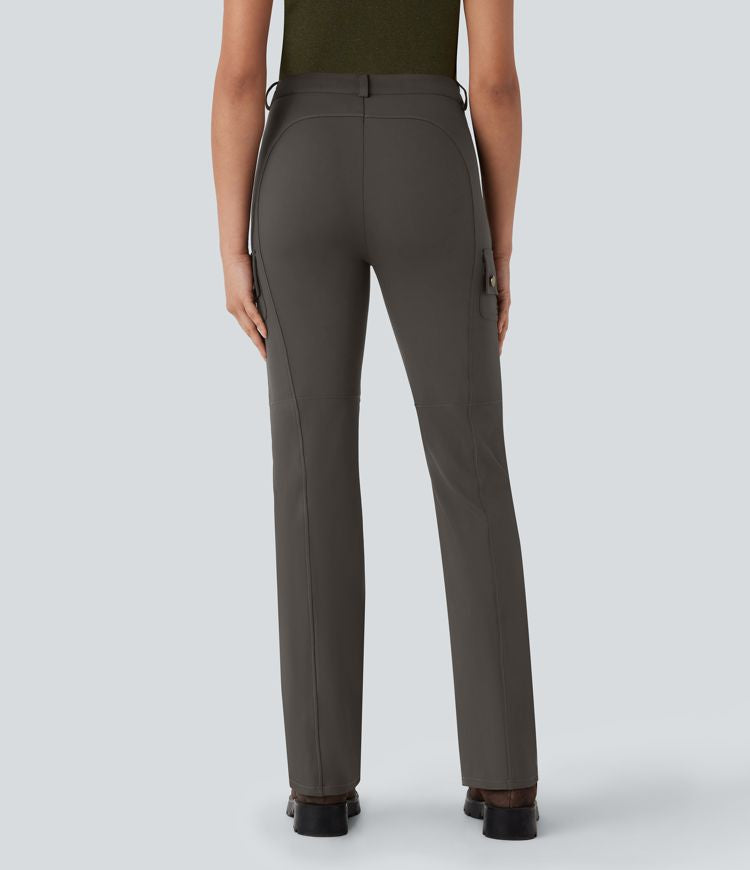 CurveLift™ Mid Rise Pockets Hiking Cargo Bootcut Pants