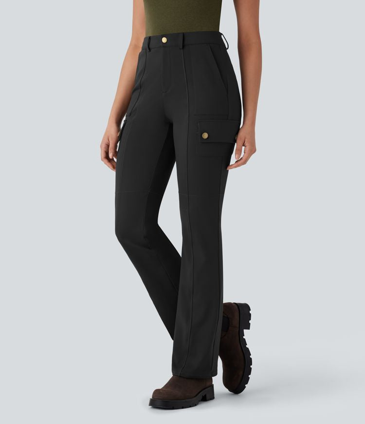 CurveLift™ Mid Rise Pockets Hiking Cargo Bootcut Pants