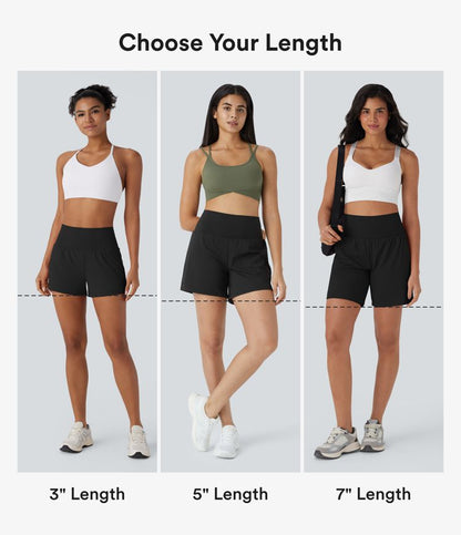 CurveLift™ Super High Waisted 2-in-1 Cool Touch Yoga Shorts 7" with Pockets