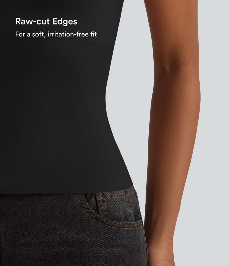CurveLift™ Square Neck Built-in Bra Casual Tank Top B-E Cups
