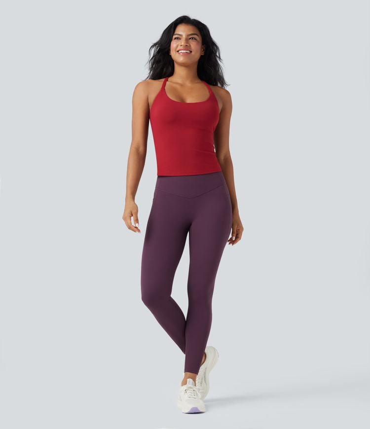 CurveLift™ Back Crossover Hem Yoga Cami Top