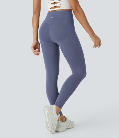 Dark Purple CurveLift shapewear tights tummy control butt lifting