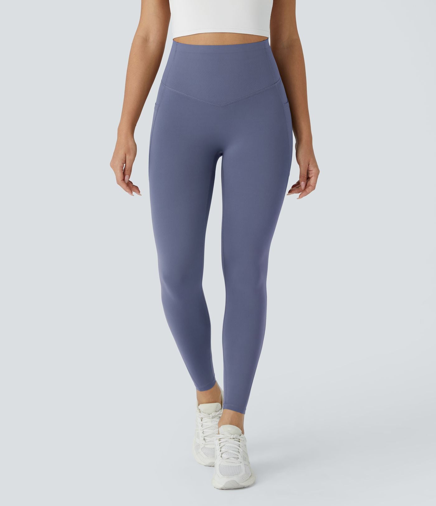 Dark Purple CurveLift shapewear tights tummy control butt lifting
