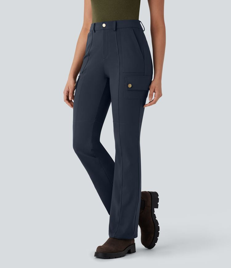 CurveLift™ Mid Rise Pockets Hiking Cargo Bootcut Pants