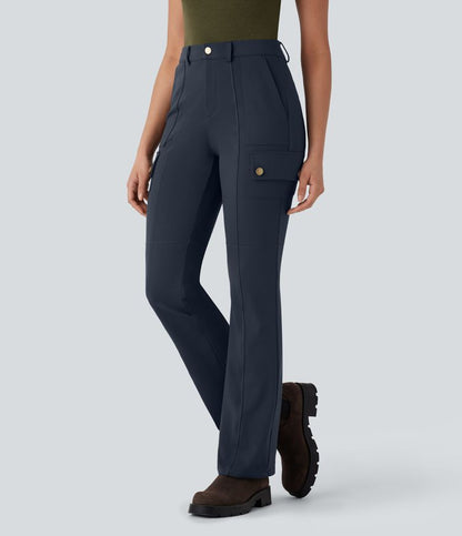 CurveLift™ Mid Rise Pockets Hiking Cargo Bootcut Pants