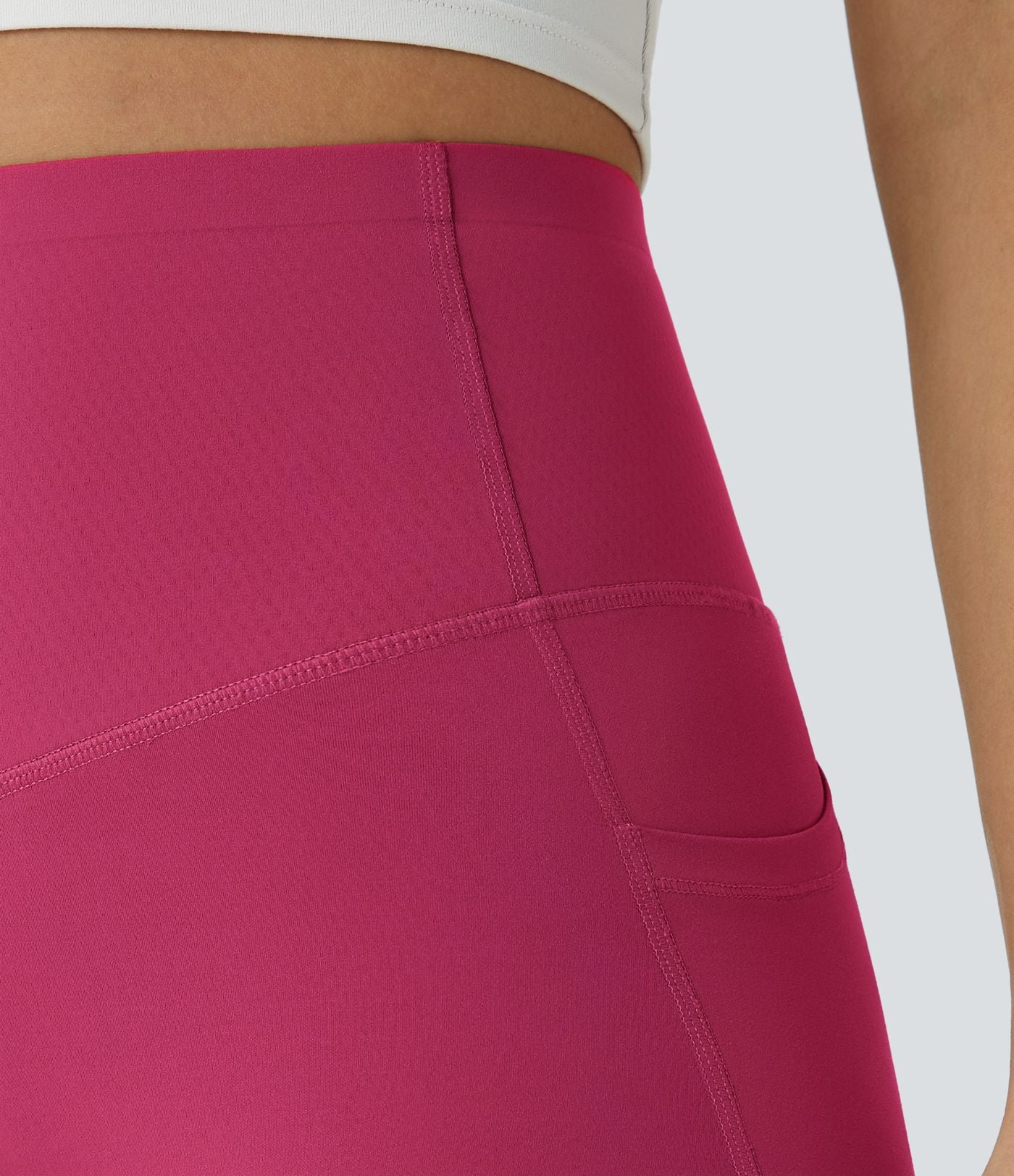 Dark Pink CurveLift shapewear tights tummy control butt lifting