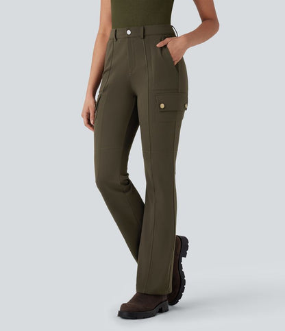 CurveLift™ Mid Rise Pockets Hiking Cargo Bootcut Pants