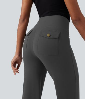 CurveLift™ High Waisted Tummy Control Straight Leg Work Pants
