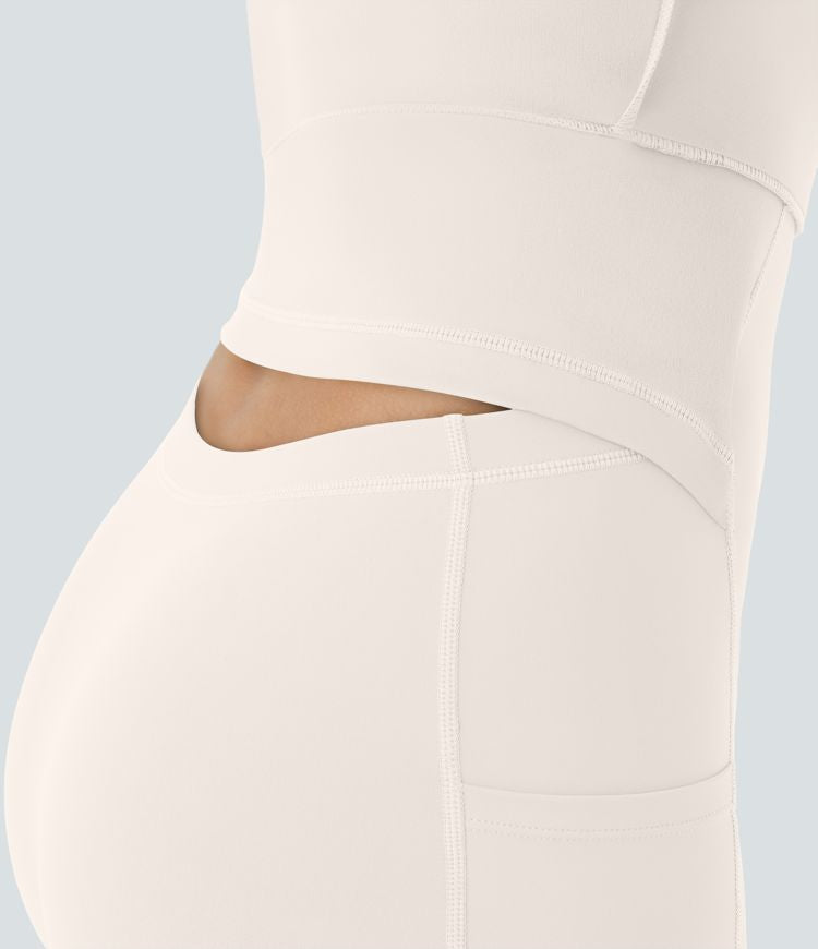 CurveLift™ Airy Backless Twisted Flare Low Support Dance Active Dress-Longer Length-Easy Peezy Edition A-C Cups