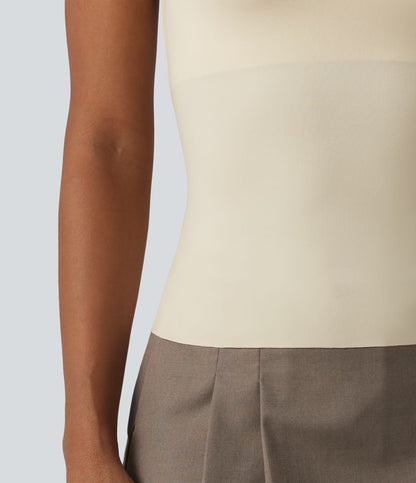 CurveLift™ Square Neck Built-in Bra Casual Tank Top B-E Cups