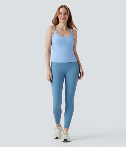 CurveLift™ Back Crossover Hem Yoga Cami Top