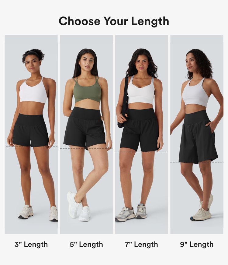 CurveLift™ Super High Waisted 2-in-1 Cool Touch Yoga Shorts 7" with Pockets