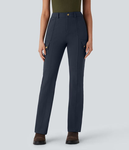CurveLift™ Mid Rise Pockets Hiking Cargo Bootcut Pants