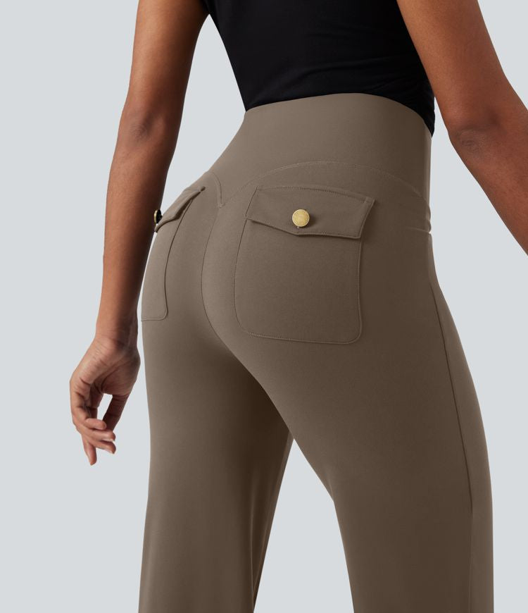 CurveLift™ High Waisted Tummy Control Straight Leg Work Pants