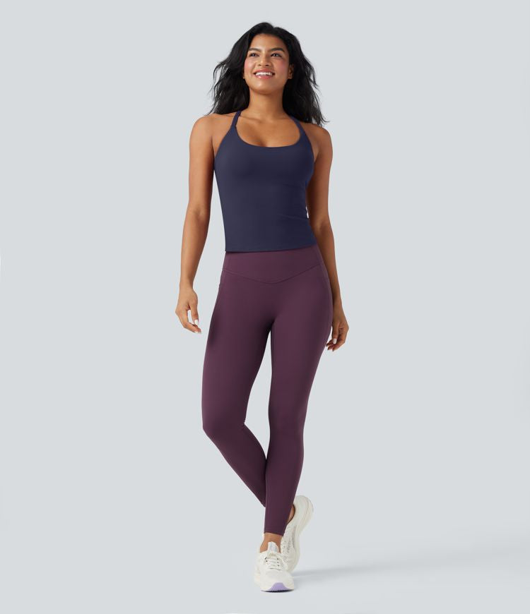 CurveLift™ Back Crossover Hem Yoga Cami Top