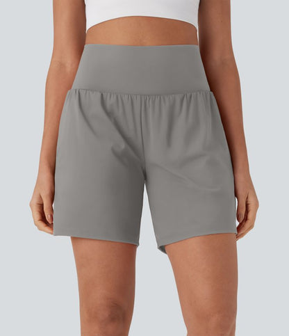 CurveLift™ Super High Waisted 2-in-1 Cool Touch Yoga Shorts 7" with Pockets