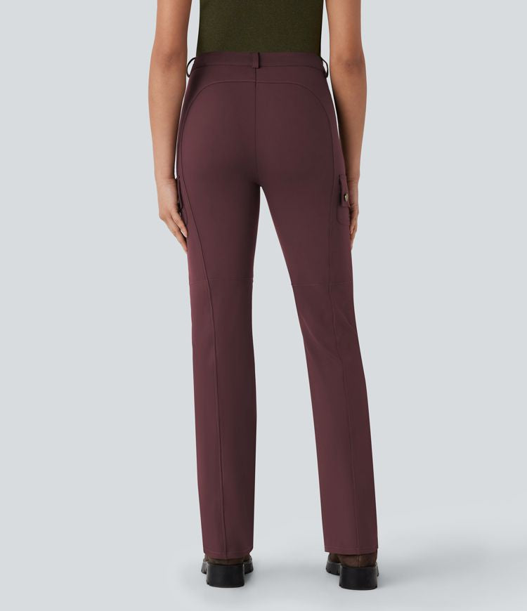 CurveLift™ Mid Rise Pockets Hiking Cargo Bootcut Pants