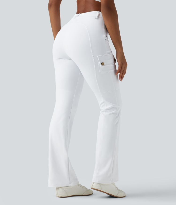 CurveLift™ Mid Rise Pockets Hiking Cargo Bootcut Pants