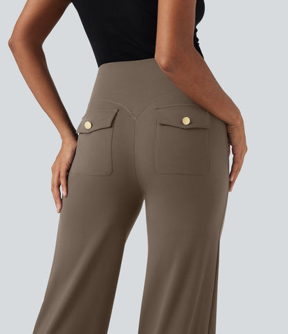 CurveLift™ High Waisted Tummy Control Straight Leg Work Pants