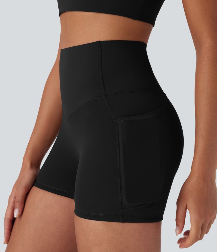 CurveLift™ High Waisted Butt Lifting Tummy Control Pocket Shorts