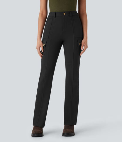 CurveLift™ Mid Rise Pockets Hiking Cargo Bootcut Pants
