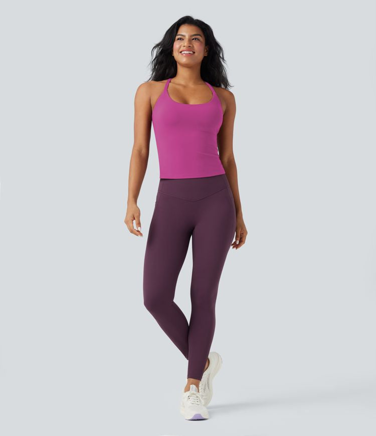 CurveLift™ Back Crossover Hem Yoga Cami Top