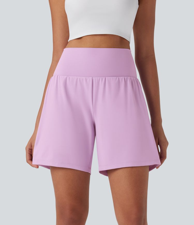CurveLift™ Super High Waisted 2-in-1 Cool Touch Yoga Shorts 7" with Pockets