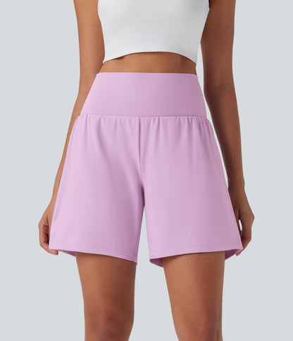 CurveLift™ Super High Waisted 2-in-1 Cool Touch Yoga Shorts 7" with Pockets