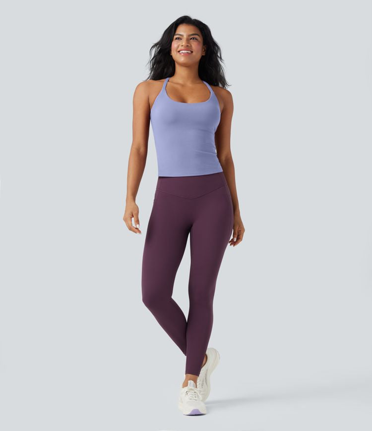 CurveLift™ Back Crossover Hem Yoga Cami Top