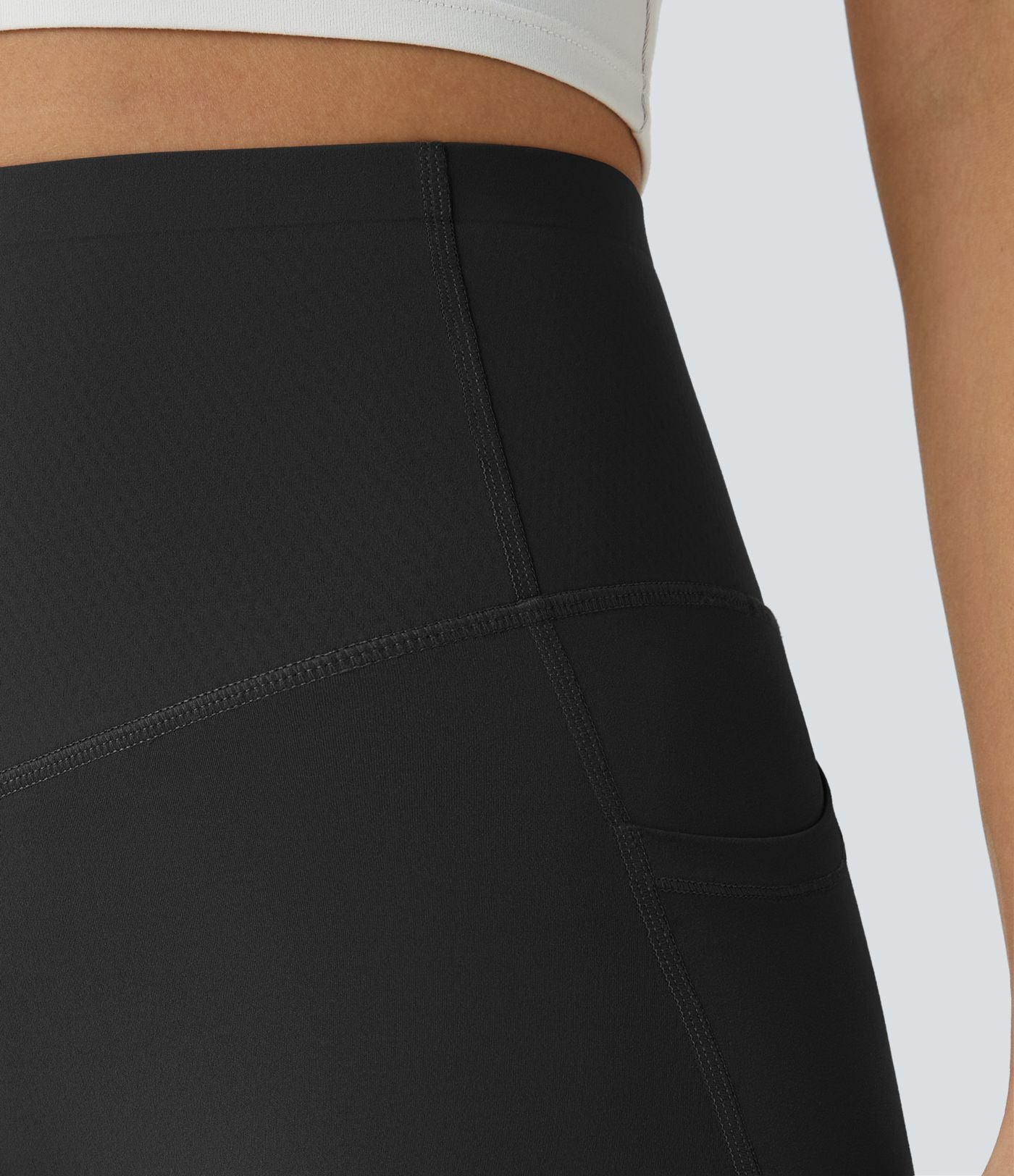 Black CurveLift shapewear tights tummy control butt lifting