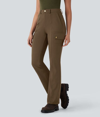 CurveLift™ Mid Rise Pockets Hiking Cargo Bootcut Pants