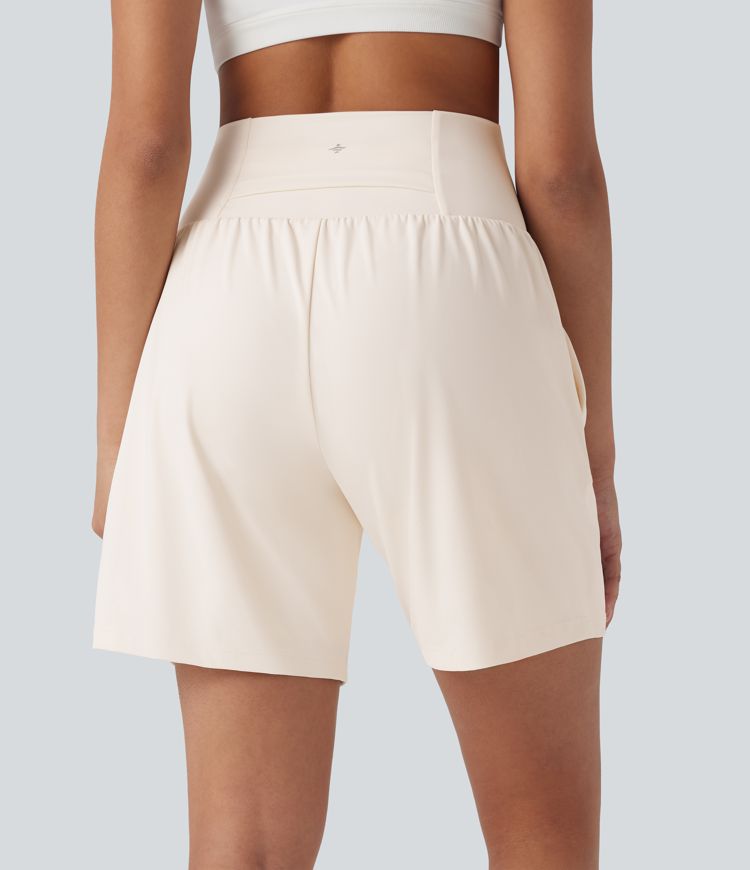CurveLift™ Super High Waisted 2-in-1 Cool Touch Yoga Shorts 7" with Pockets