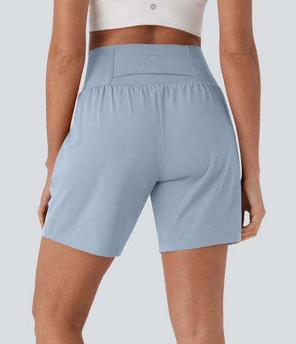 CurveLift™ Super High Waisted 2-in-1 Cool Touch Yoga Shorts 7" with Pockets