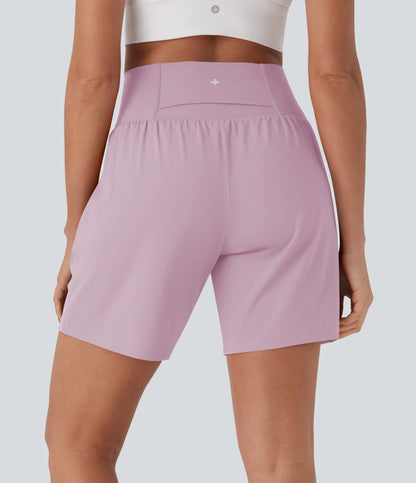 CurveLift™ Super High Waisted 2-in-1 Cool Touch Yoga Shorts 7" with Pockets