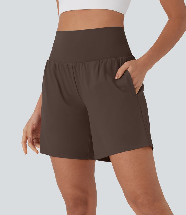 CurveLift™ Super High Waisted 2-in-1 Cool Touch Yoga Shorts 7" with Pockets