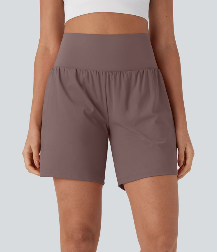 CurveLift™ Super High Waisted 2-in-1 Cool Touch Yoga Shorts 7" with Pockets
