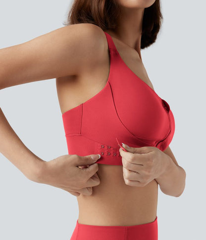 CurveLift™ Medium Support Push Up Zipper Adjustable Buckle Quick Dry Running
