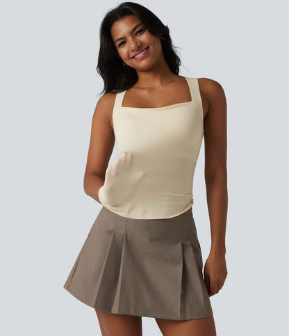 CurveLift™ Square Neck Built-in Bra Casual Tank Top B-E Cups