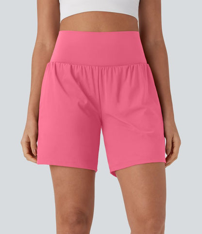 CurveLift™ Super High Waisted 2-in-1 Cool Touch Yoga Shorts 7" with Pockets