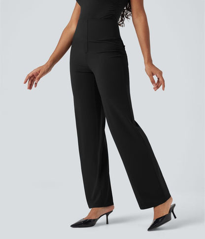 CurveLift™ High Waisted Tummy Control Straight Leg Work Pants