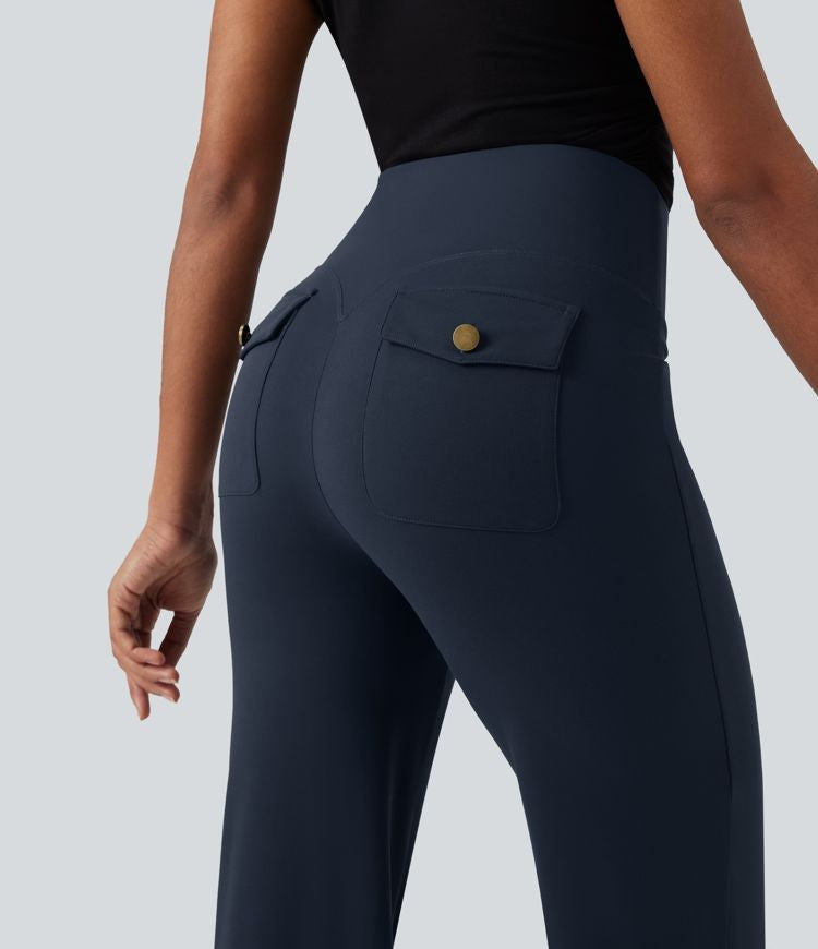 CurveLift™ High Waisted Tummy Control Straight Leg Work Pants