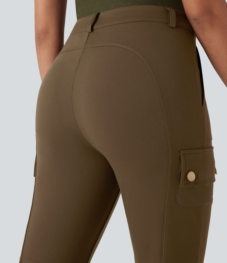 CurveLift™ Mid Rise Pockets Hiking Cargo Bootcut Pants