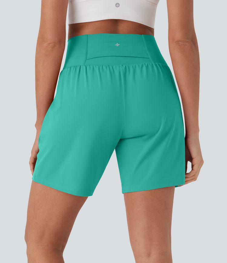 CurveLift™ Super High Waisted 2-in-1 Cool Touch Yoga Shorts 7" with Pockets