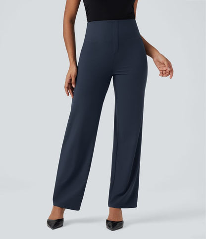 CurveLift™ High Waisted Tummy Control Straight Leg Work Pants