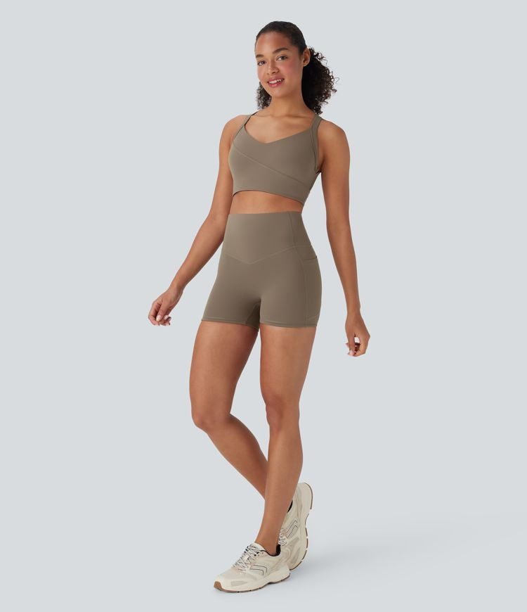 CurveLift™ High Waisted Butt Lifting Tummy Control Pocket Shorts