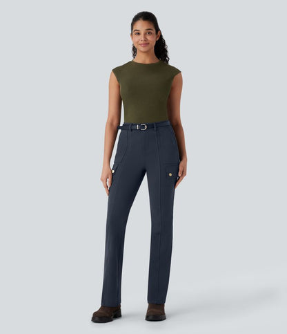 CurveLift™ Mid Rise Pockets Hiking Cargo Bootcut Pants