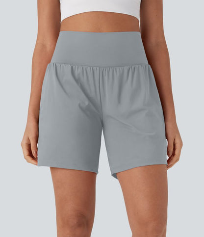 CurveLift™ Super High Waisted 2-in-1 Cool Touch Yoga Shorts 7" with Pockets