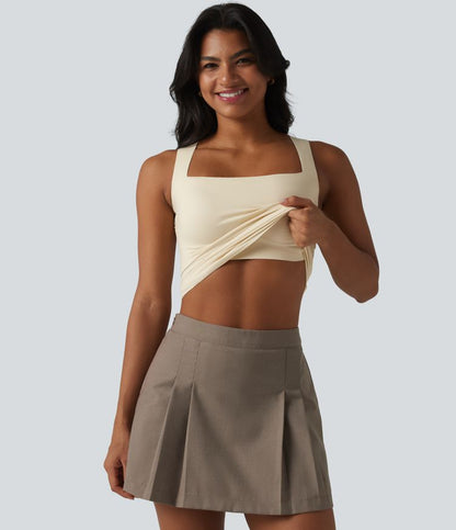 CurveLift™ Square Neck Built-in Bra Casual Tank Top B-E Cups