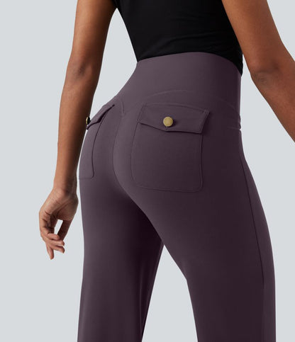 CurveLift™ High Waisted Tummy Control Straight Leg Work Pants
