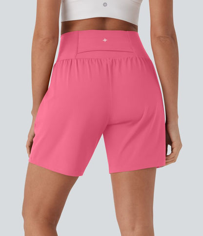 CurveLift™ Super High Waisted 2-in-1 Cool Touch Yoga Shorts 7" with Pockets
